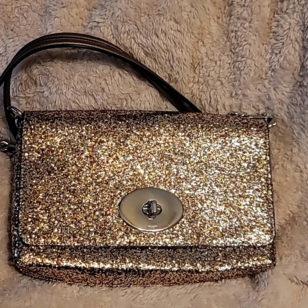 Coach Glitter Crossbody Bag